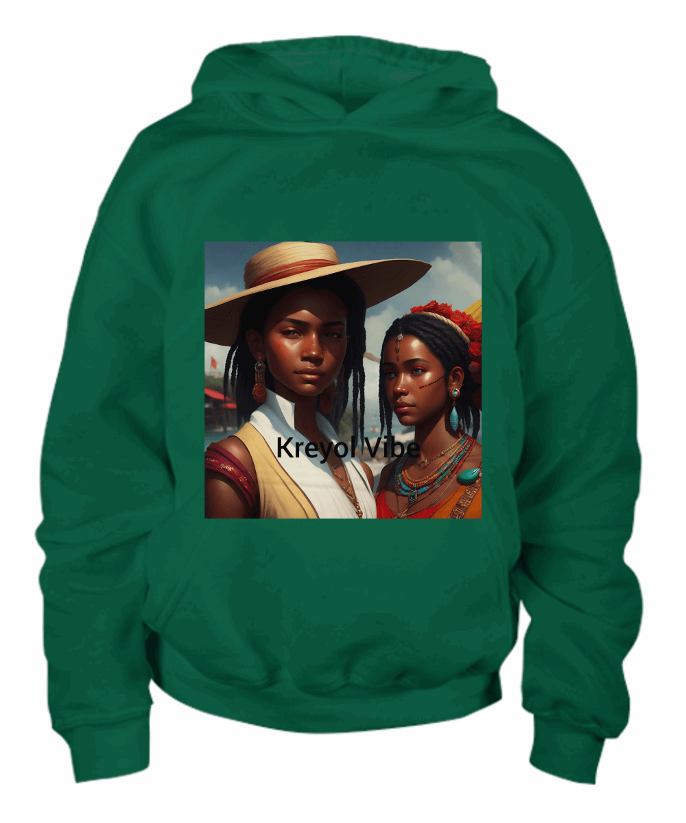 Kreyol Vibe Hoodie - Premium Shirt / Hoodie from Kreyol Nations - Just $34.95! Shop now at Kreyol Nations