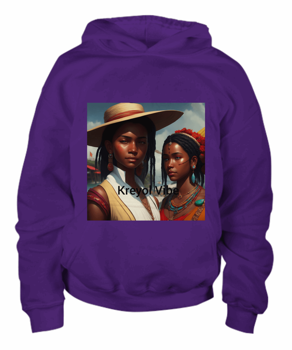 Kreyol Vibe Hoodie - Premium Shirt / Hoodie from Kreyol Nations - Just $34.95! Shop now at Kreyol Nations