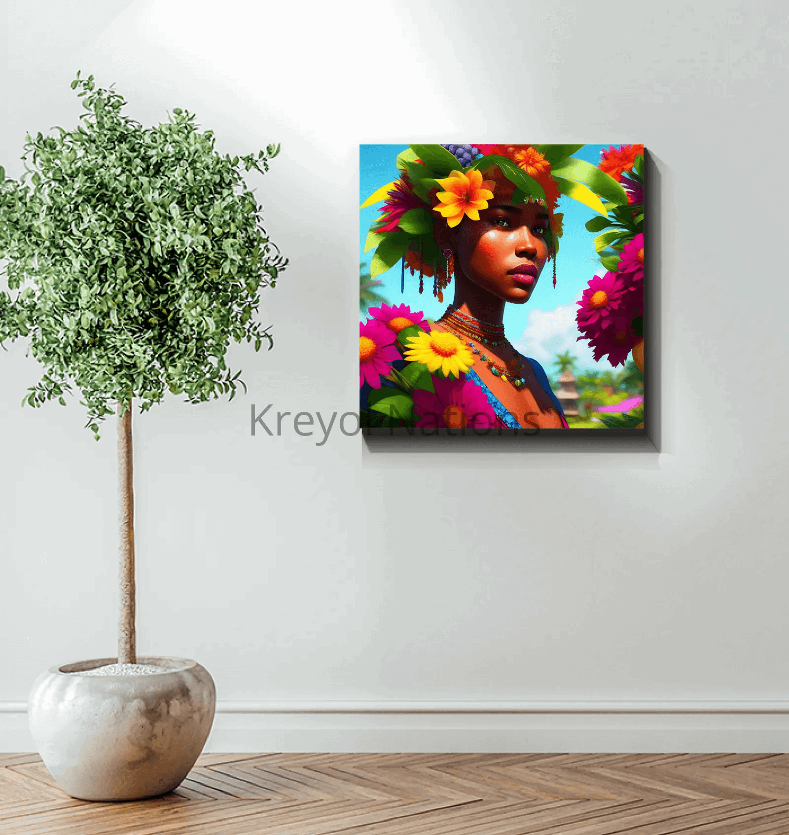 Jolie - Premium Canvas Prints from Kreyol Nations - Just $34.40! Shop now at Kreyol Nations