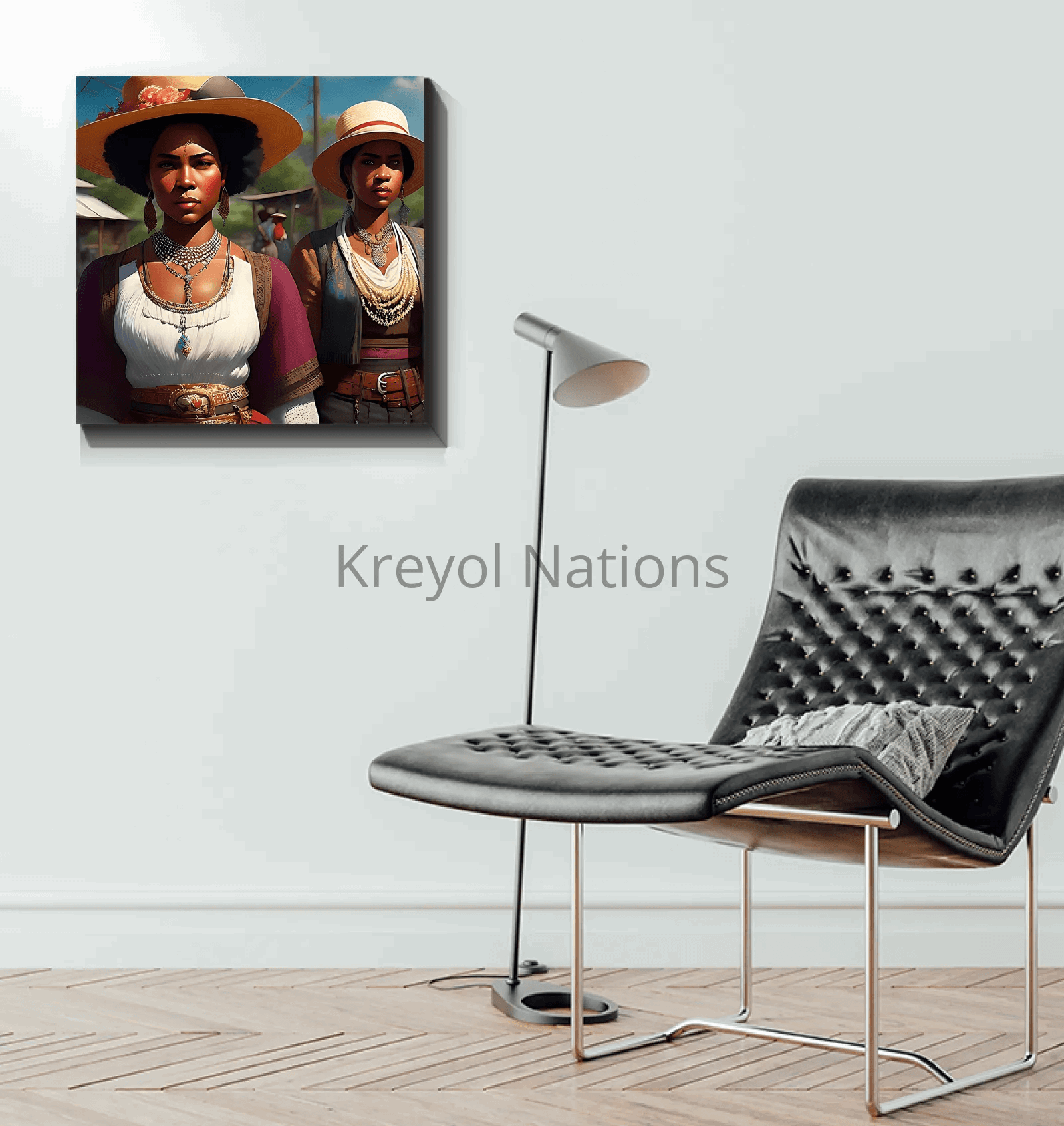 Kreyol Vibe Boss Ladies - Premium Canvas Prints from Kreyol Nations - Just $34.40! Shop now at Kreyol Nations