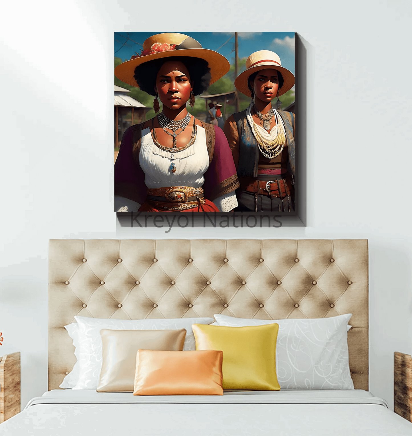 Kreyol Vibe Boss Ladies - Premium Canvas Prints from Kreyol Nations - Just $34.40! Shop now at Kreyol Nations