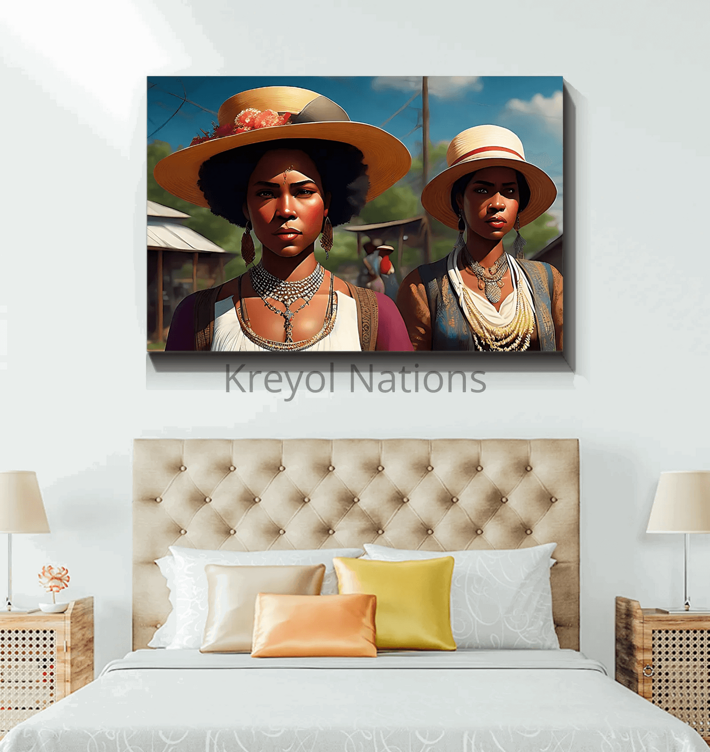 Kreyol Vibe Boss Ladies - Premium Canvas Prints from Kreyol Nations - Just $34.40! Shop now at Kreyol Nations