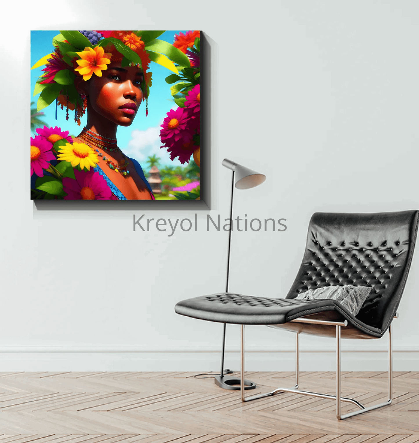 Jolie - Premium Canvas Prints from Kreyol Nations - Just $34.40! Shop now at Kreyol Nations