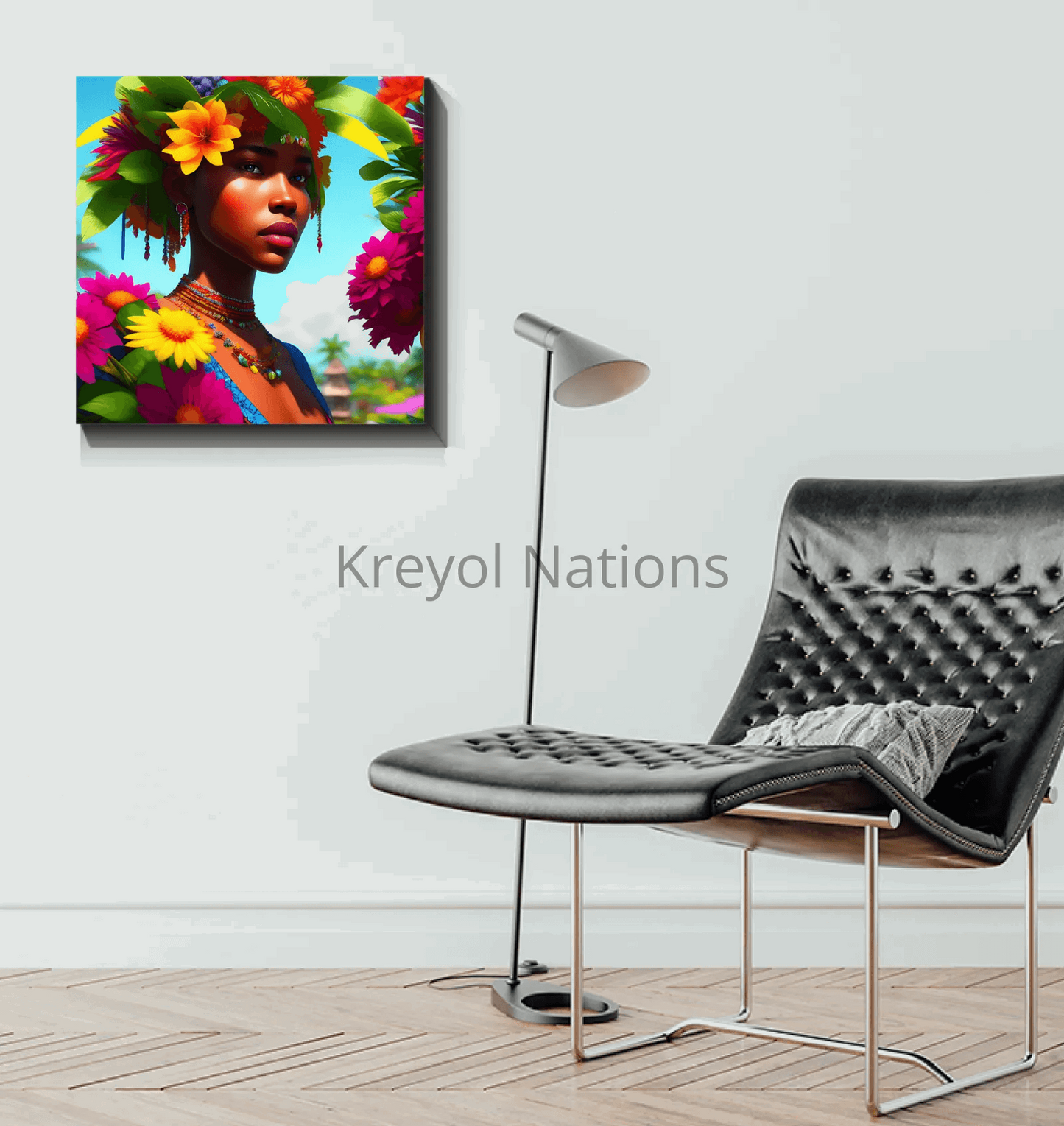 Jolie - Premium Canvas Prints from Kreyol Nations - Just $34.40! Shop now at Kreyol Nations