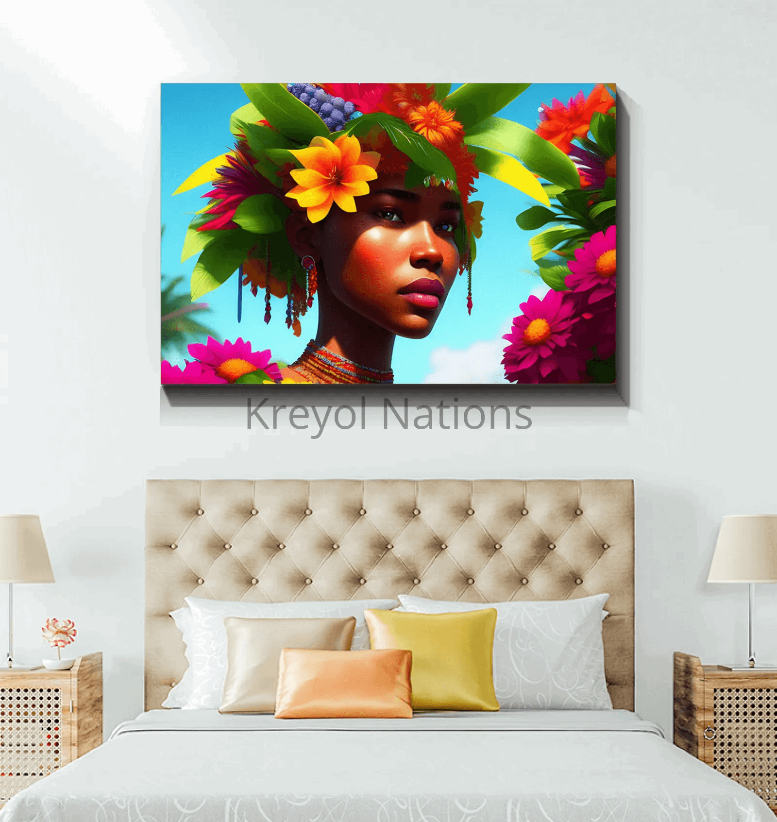 Jolie - Premium Canvas Prints from Kreyol Nations - Just $34.40! Shop now at Kreyol Nations