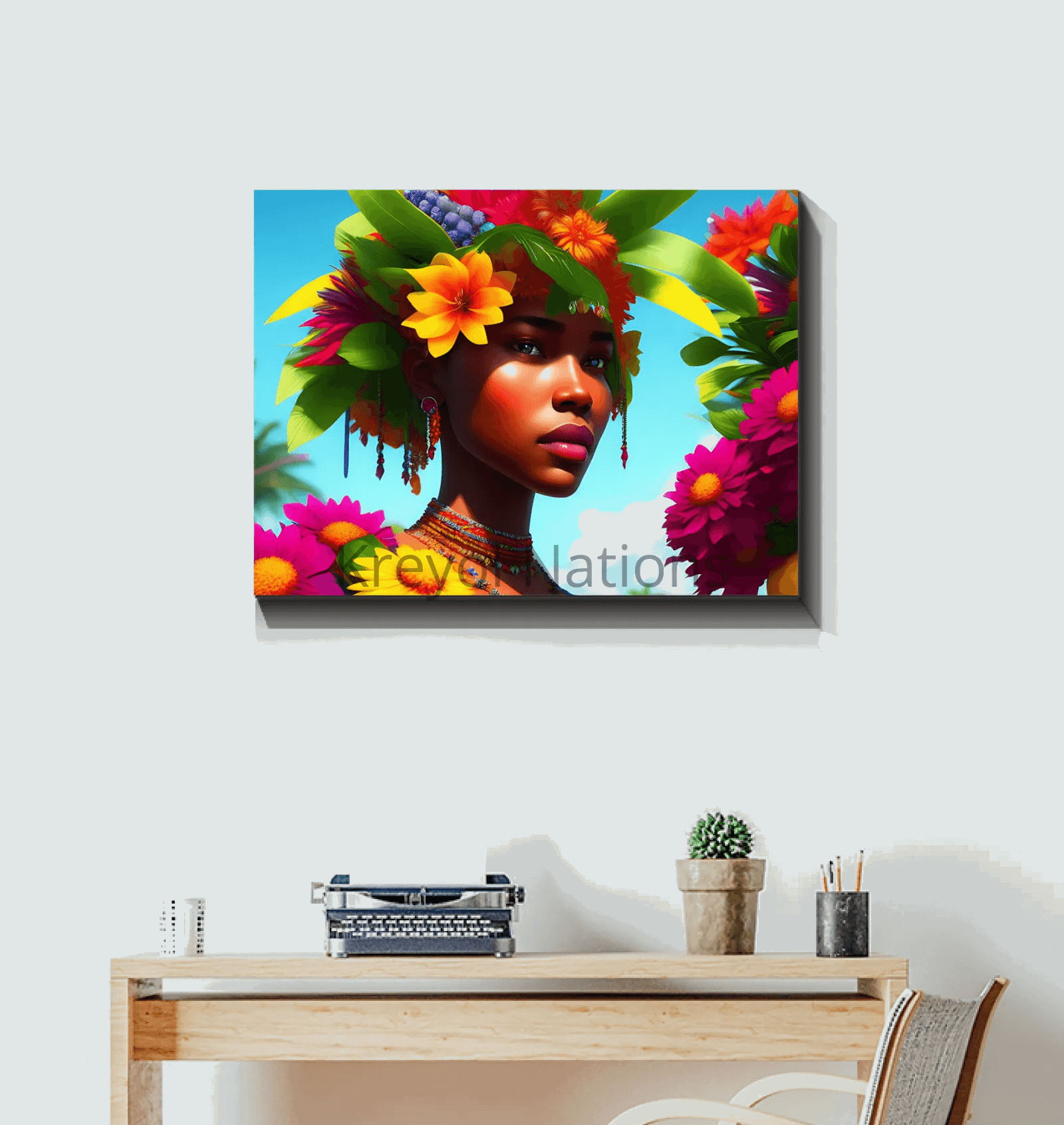 Jolie - Premium Canvas Prints from Kreyol Nations - Just $34.40! Shop now at Kreyol Nations