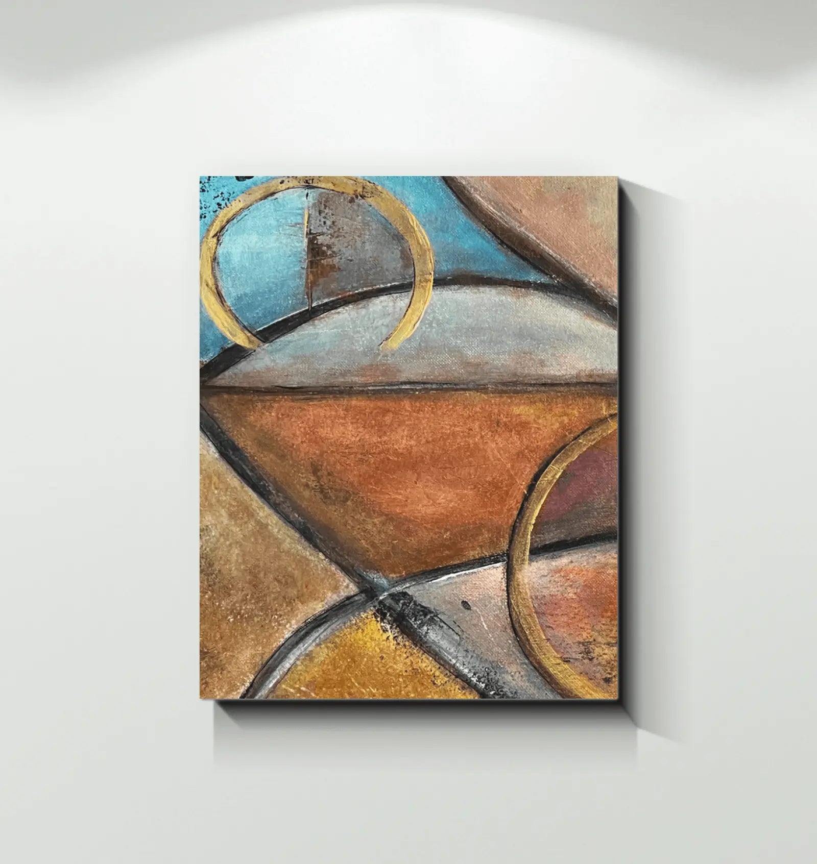 Canvas reproduction of the first Konexion painting part of the original Duo - Premium Canvas Prints from GearLaunch - Just $9.55! Shop now at Kreyol Nations