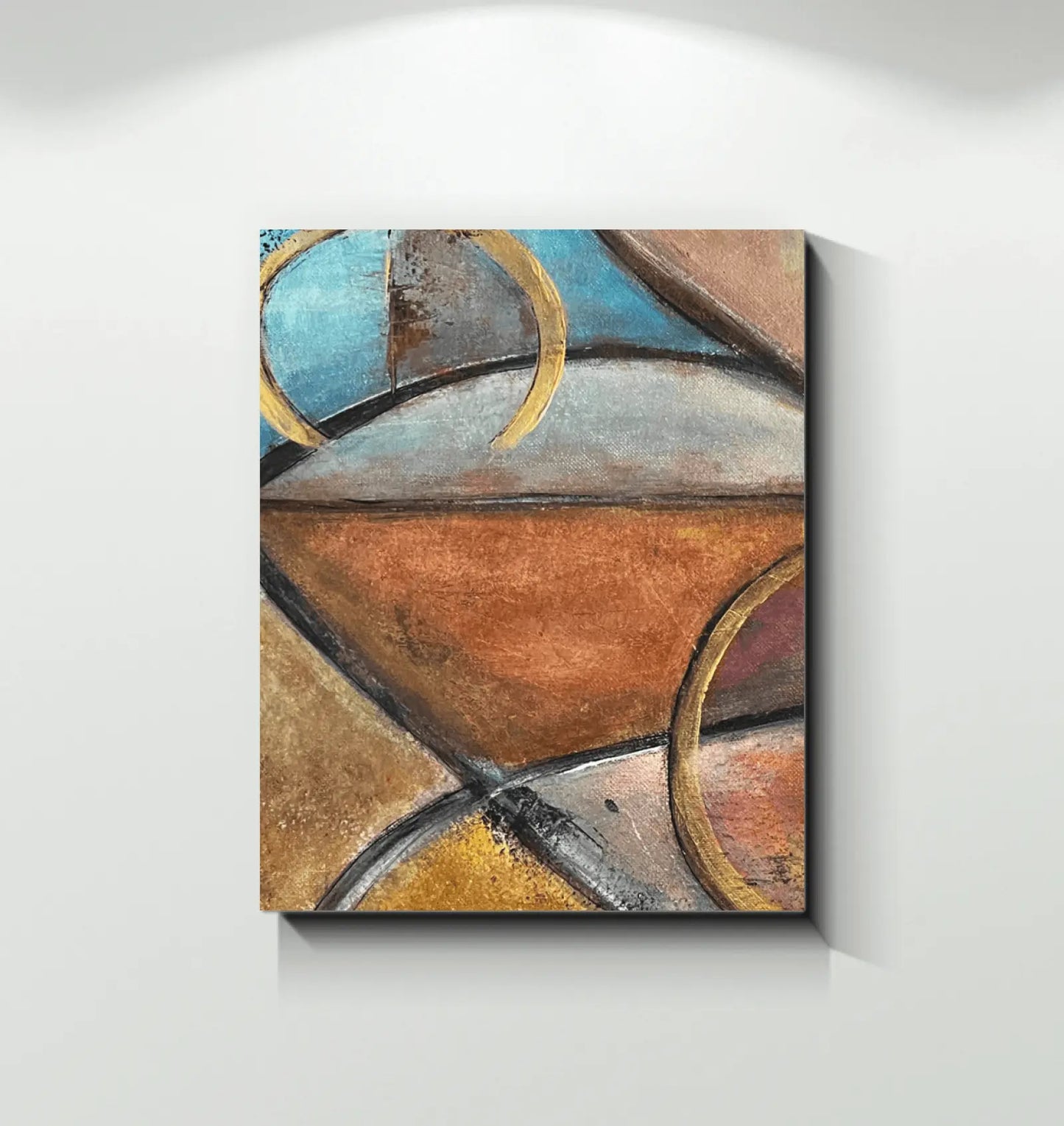 Canvas reproduction of the first Konexion painting part of the original Duo - Premium Canvas Prints from GearLaunch - Just $9.55! Shop now at Kreyol Nations