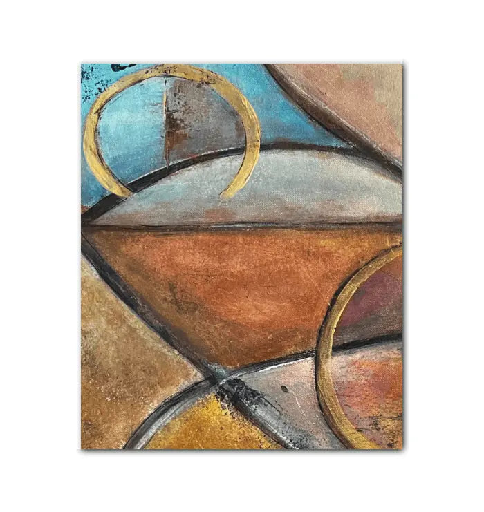 Canvas reproduction of the first Konexion painting part of the original Duo - Premium Canvas Prints from GearLaunch - Just $9.55! Shop now at Kreyol Nations