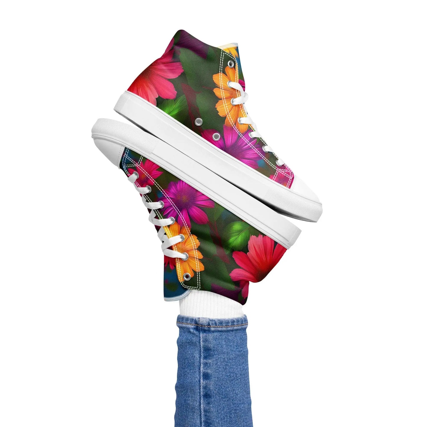 Women’s high top canvas shoes - Premium  from Kreyol Nations - Just $116! Shop now at Kreyol Nations