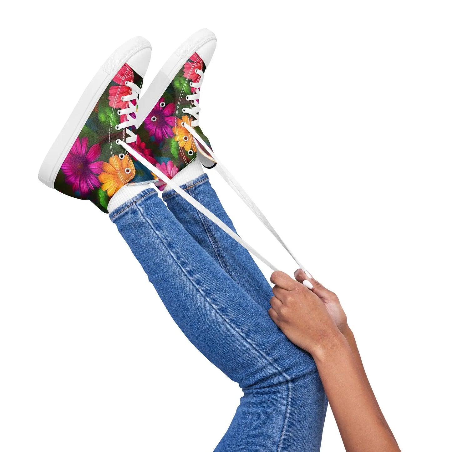 Women’s high top canvas shoes - Premium  from Kreyol Nations - Just $116! Shop now at Kreyol Nations