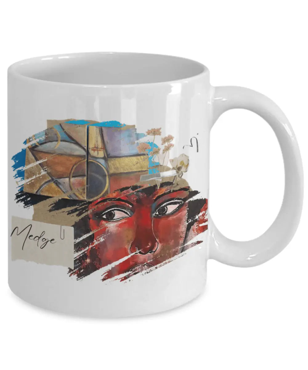 Perfect gift - Medge design white coffee Mug - Premium Coffee Mug from Kreyol Nations - Just $22.99! Shop now at Kreyol Nations