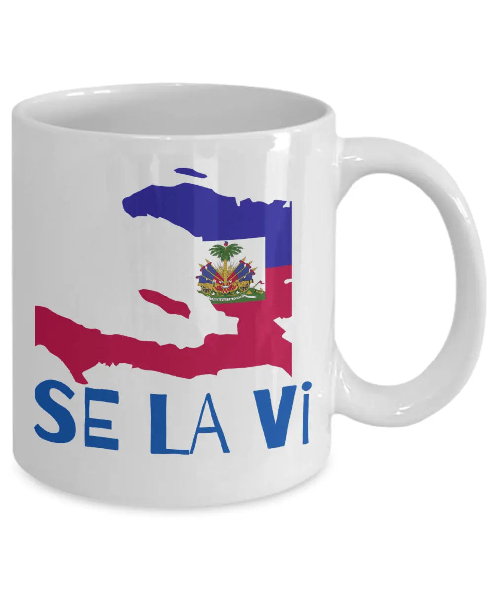 Se La Vi - Haitian Creole Coffee Mug - Premium Coffee Mug from Kreyol Nations - Just $12.95! Shop now at Kreyol Nations