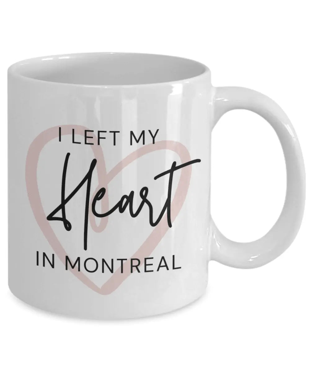 I left my heart in Montreal coffee mug - Premium Coffee Mug from Kreyol Nations - Just $12.99! Shop now at Kreyol Nations