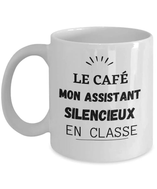 Gift for teacher in French  - Silence - Premium Coffee Mug from Kreyol Nations - Just $12.99! Shop now at Kreyol Nations