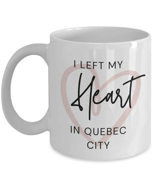I left my heart in Quebec City coffee mug - Premium Coffee Mug from Kreyol Nations - Just $12.99! Shop now at Kreyol Nations