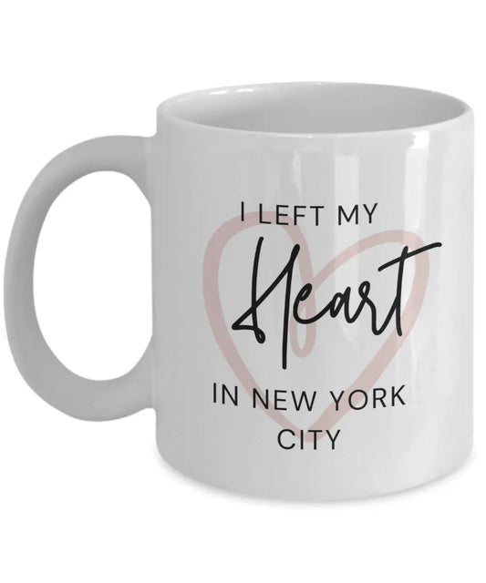 I left my heart in New York City - Premium Coffee Mug from Kreyol Nations - Just $12.99! Shop now at Kreyol Nations