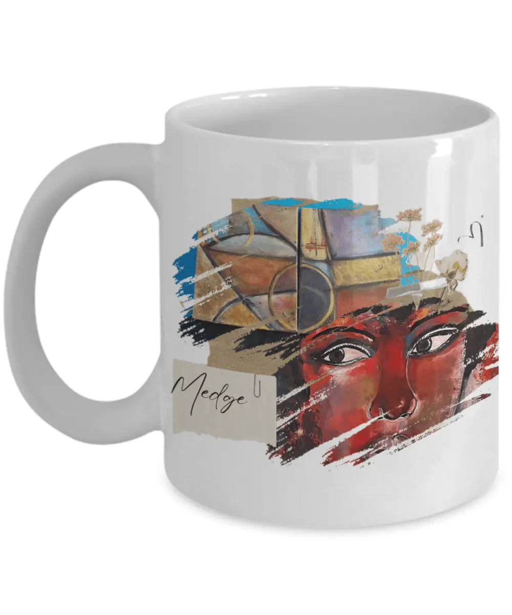 Perfect gift - Medge design white coffee Mug - Premium Coffee Mug from Kreyol Nations - Just $22.99! Shop now at Kreyol Nations