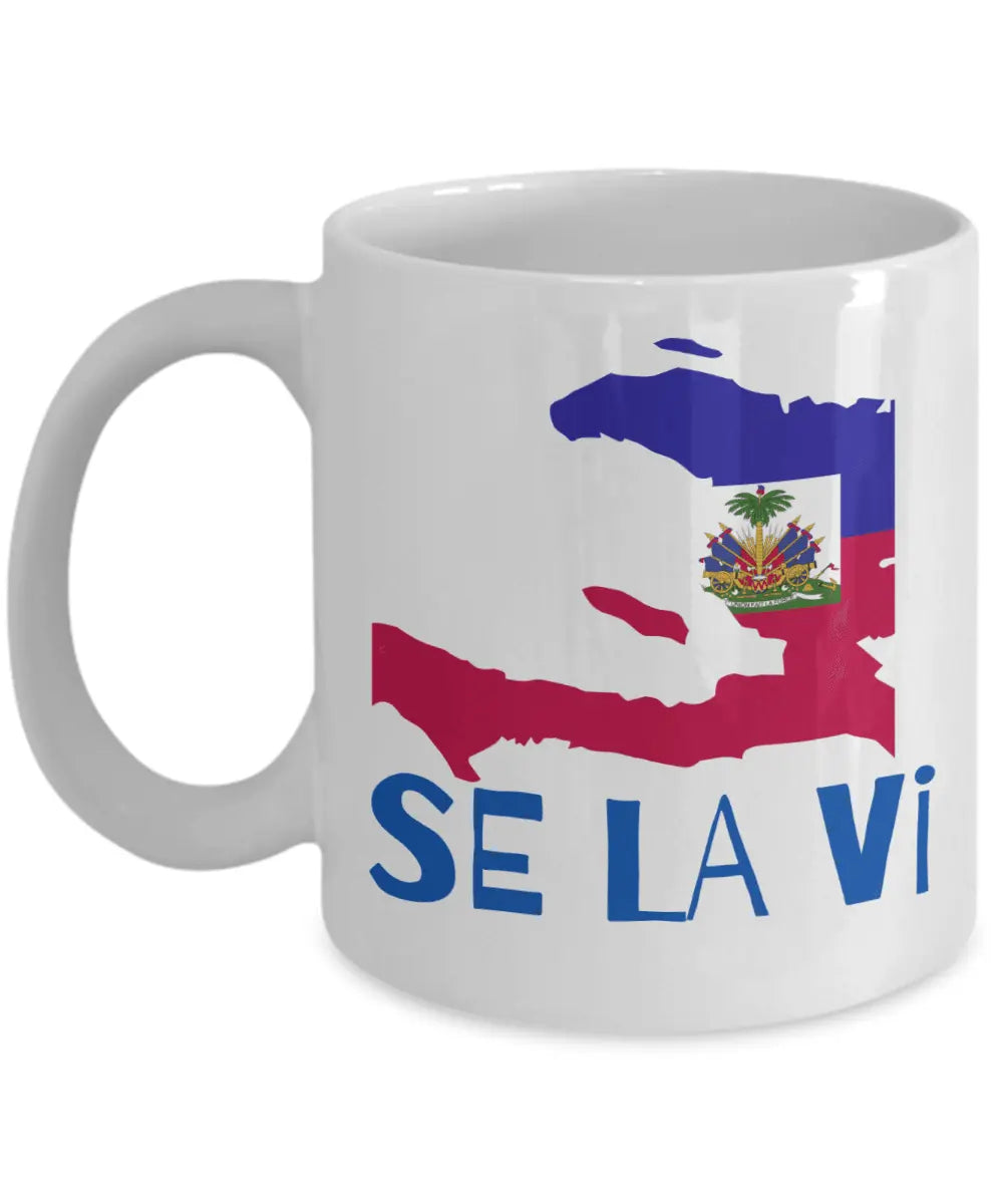 Se La Vi - Haitian Creole Coffee Mug - Premium Coffee Mug from Kreyol Nations - Just $12.95! Shop now at Kreyol Nations