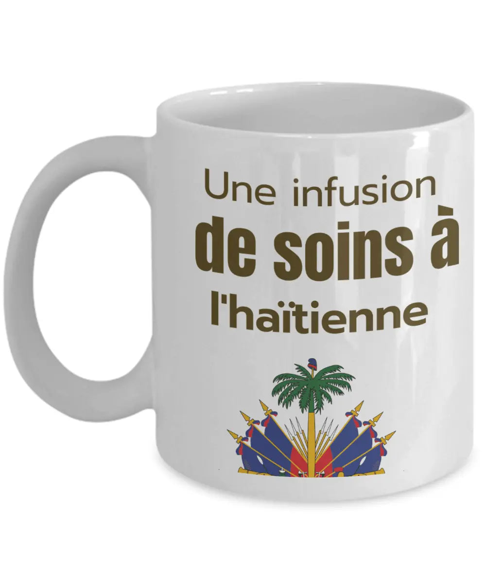 Tasse d'Appréciation pour les Infirmières et Préposées Haïtiennes : Honorez leur Dévouement Exceptionnel ! - Premium Coffee Mug from Kreyol Nations - Just $12.95! Shop now at Kreyol Nations