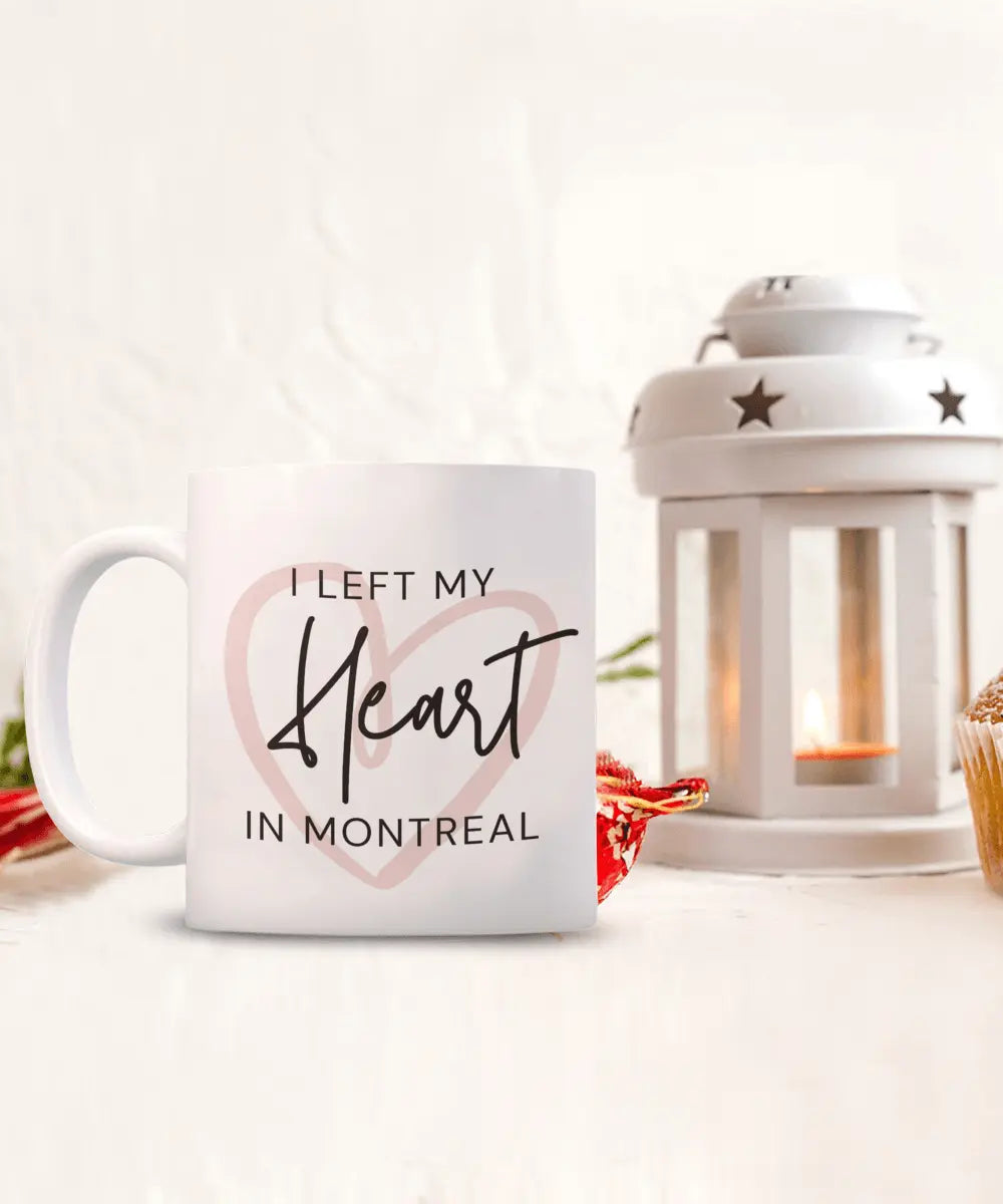 I left my heart in Montreal coffee mug - Premium Coffee Mug from Kreyol Nations - Just $12.99! Shop now at Kreyol Nations