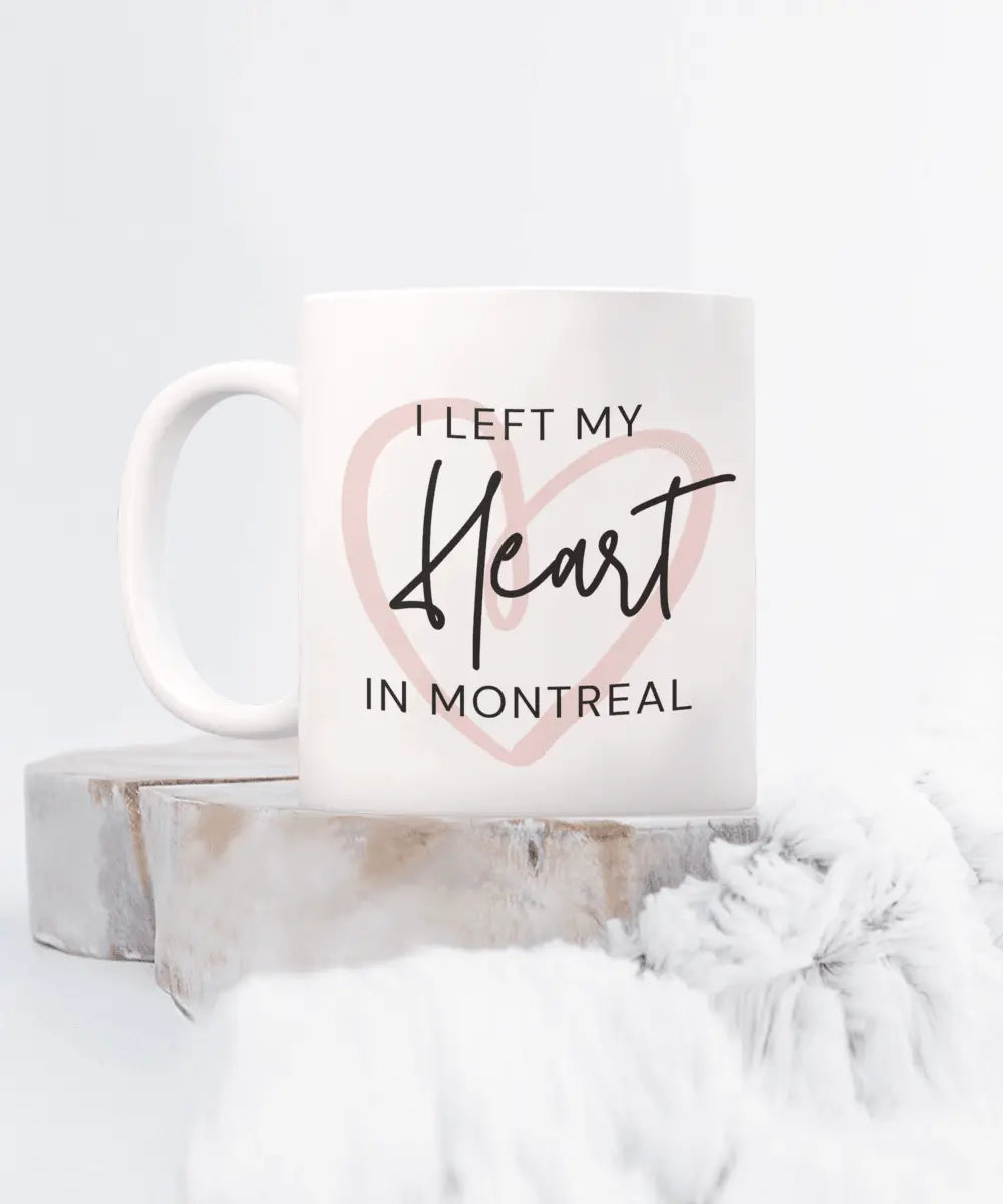 I left my heart in Montreal coffee mug - Premium Coffee Mug from Kreyol Nations - Just $12.99! Shop now at Kreyol Nations