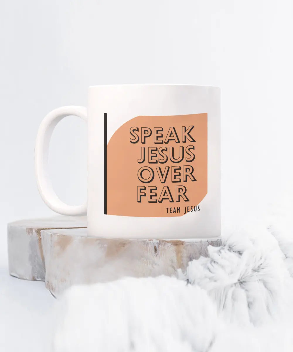 Speak Jesus - Premium Coffee Mug from Gearbubble - Just $22.99! Shop now at Kreyol Nations