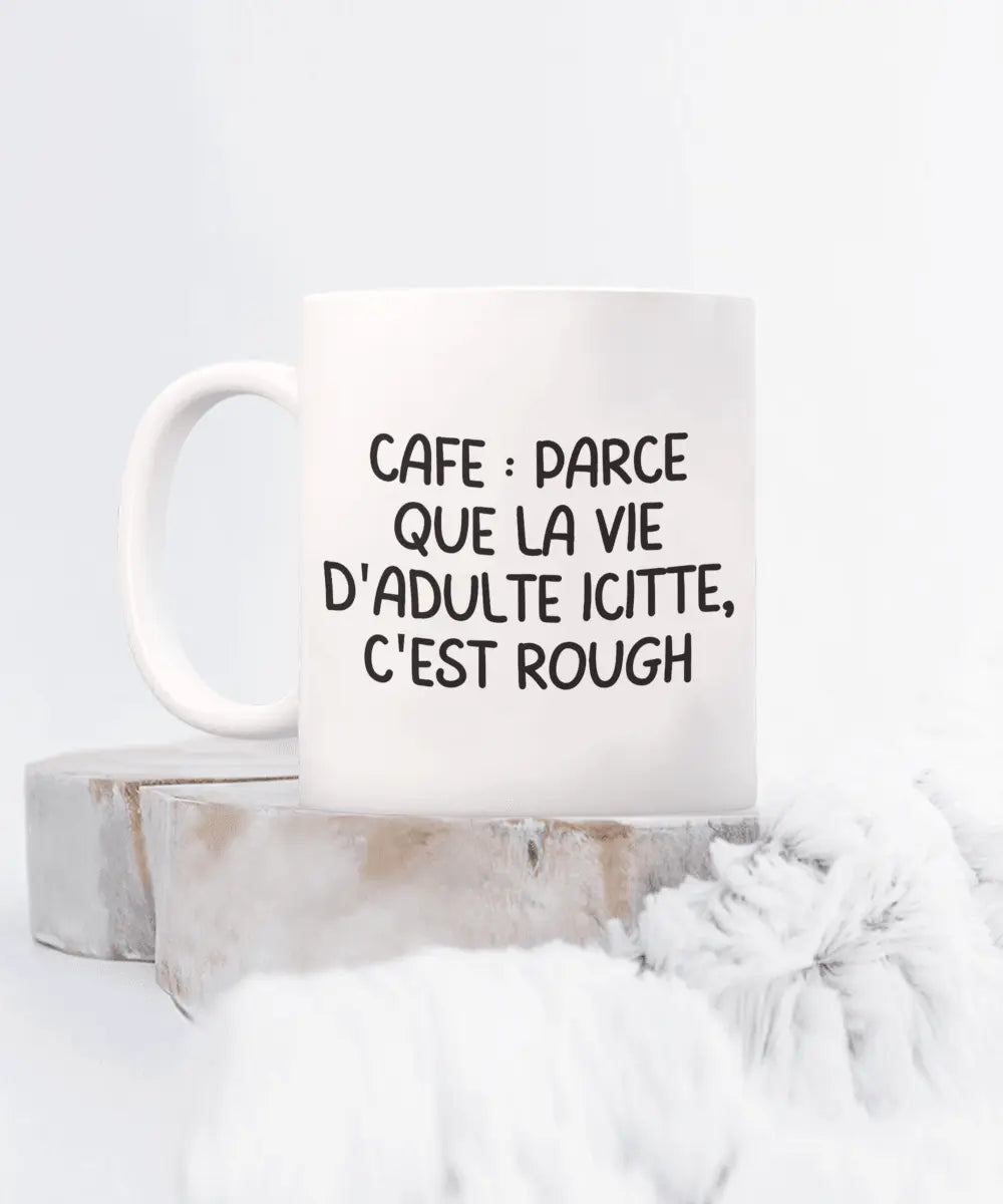 Mug with expression from Quebec - Premium Coffee Mug from Kreyol Nations - Just $12.99! Shop now at Kreyol Nations