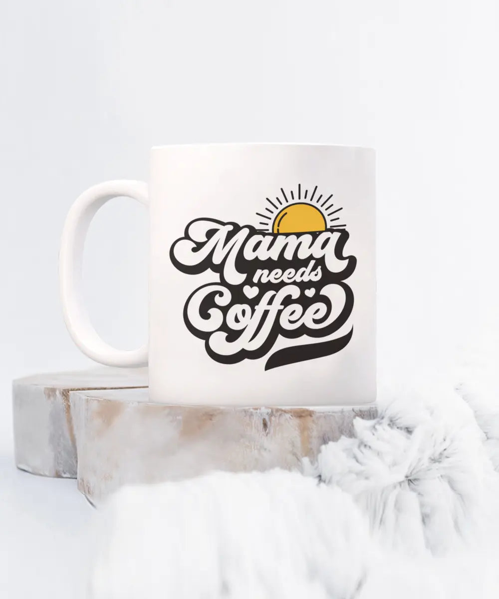 mama  needs coffee - Premium Coffee Mug from Gearbubble - Just $22.99! Shop now at Kreyol Nations