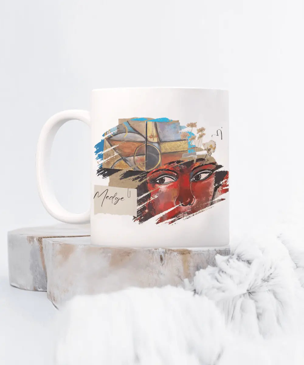 Perfect gift - Medge design white coffee Mug - Premium Coffee Mug from Kreyol Nations - Just $22.99! Shop now at Kreyol Nations