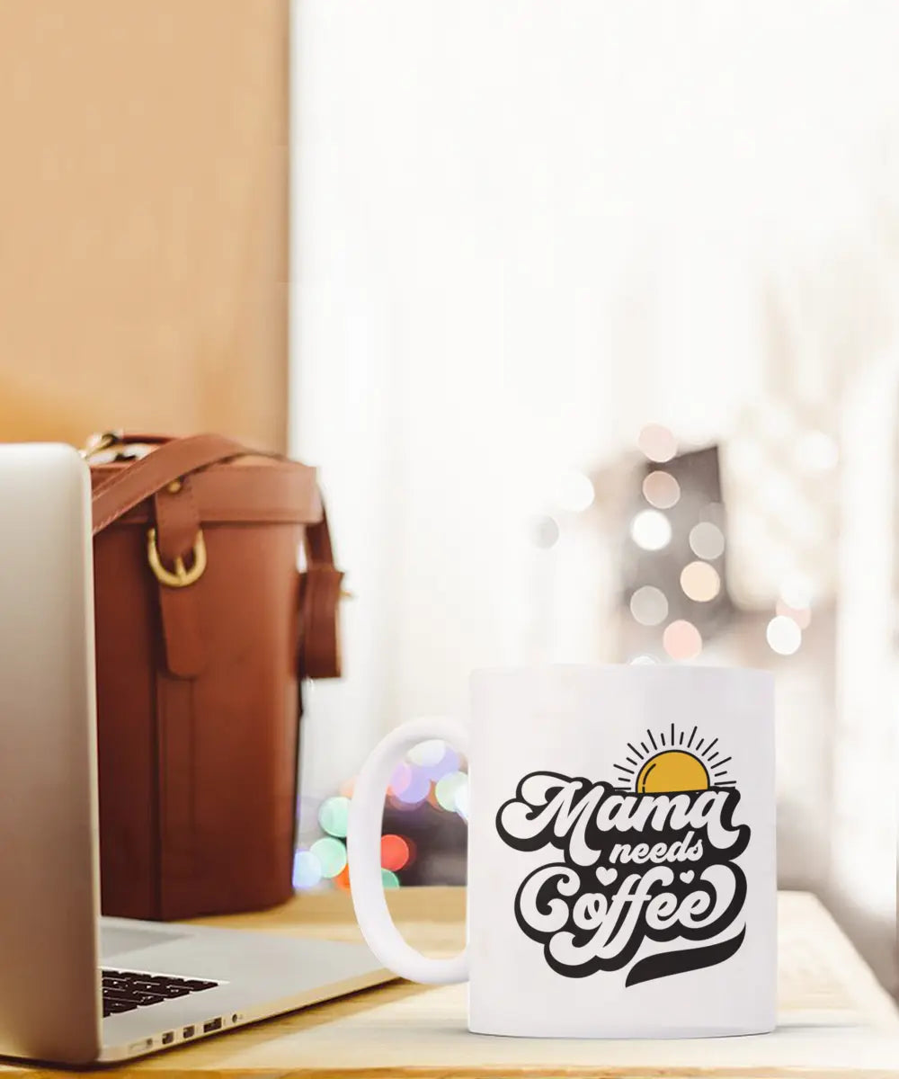 mama  needs coffee - Premium Coffee Mug from Gearbubble - Just $22.99! Shop now at Kreyol Nations