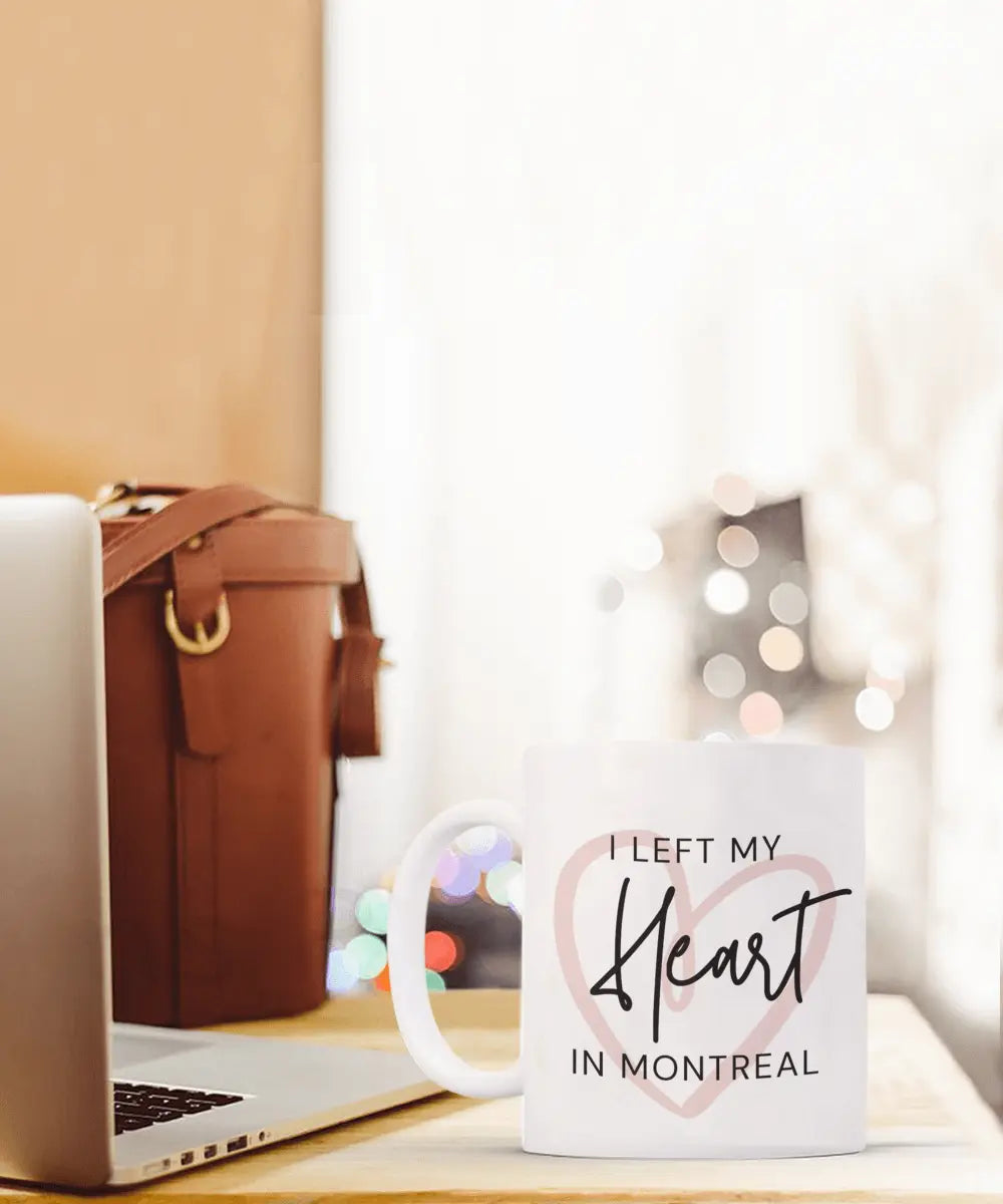 I left my heart in Montreal coffee mug - Premium Coffee Mug from Kreyol Nations - Just $12.99! Shop now at Kreyol Nations