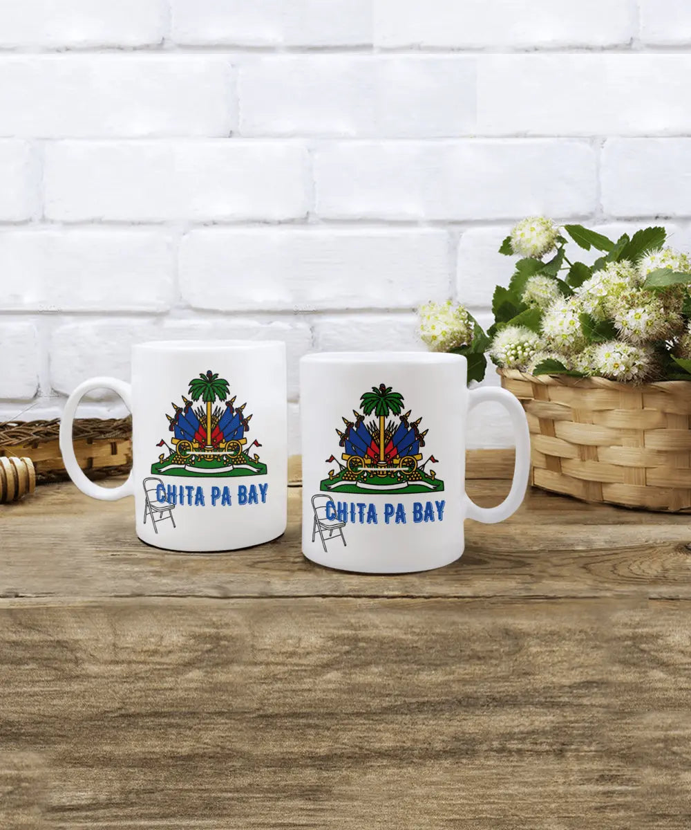 Haitian Flag Coffee Mug - Premium Coffee Mug from Kreyol Nations - Just $22.99! Shop now at Kreyol Nations