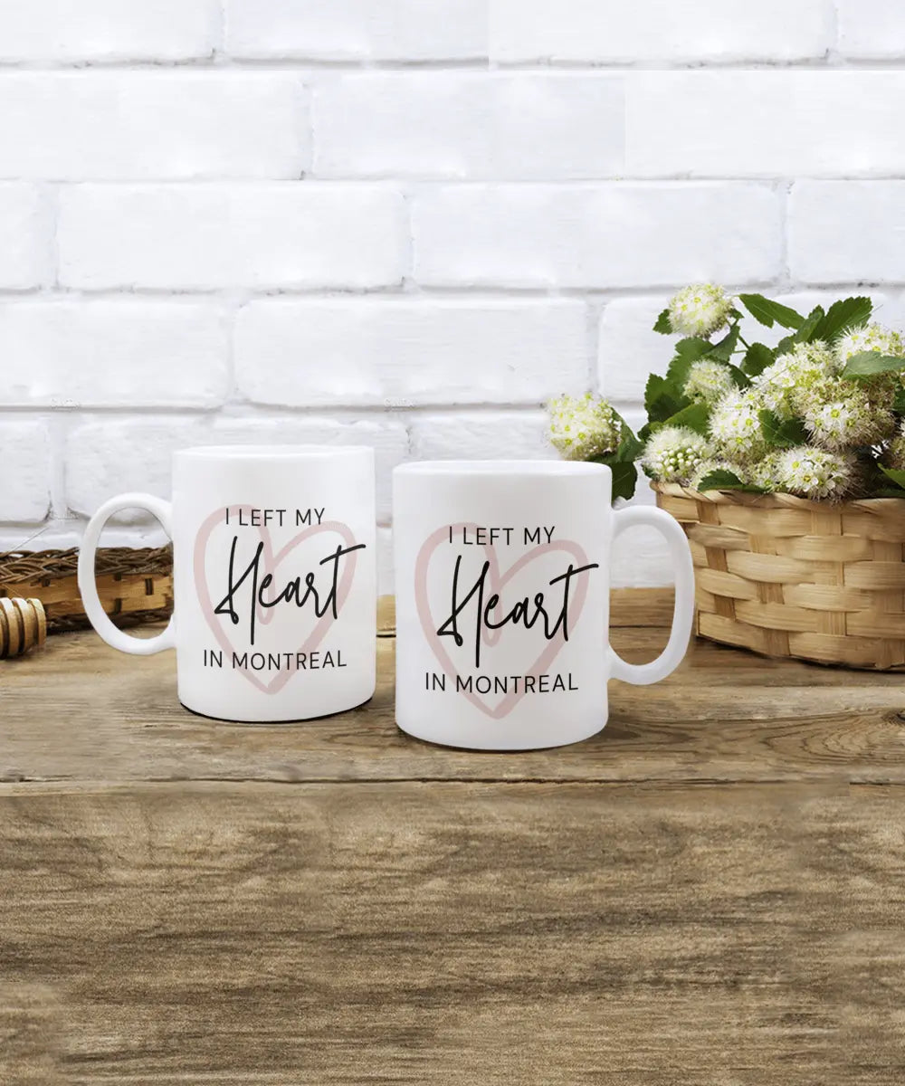 I left my heart in Montreal coffee mug - Premium Coffee Mug from Kreyol Nations - Just $12.99! Shop now at Kreyol Nations