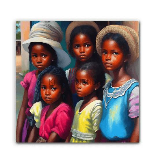 Baby Girls - Premium Canvas Prints from GearLaunch - Just $33! Shop now at Kreyol Nations