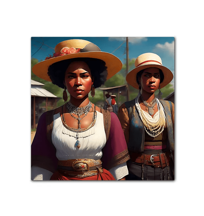 Kreyol Vibe Boss Ladies - Premium Canvas Prints from Kreyol Nations - Just $34.40! Shop now at Kreyol Nations