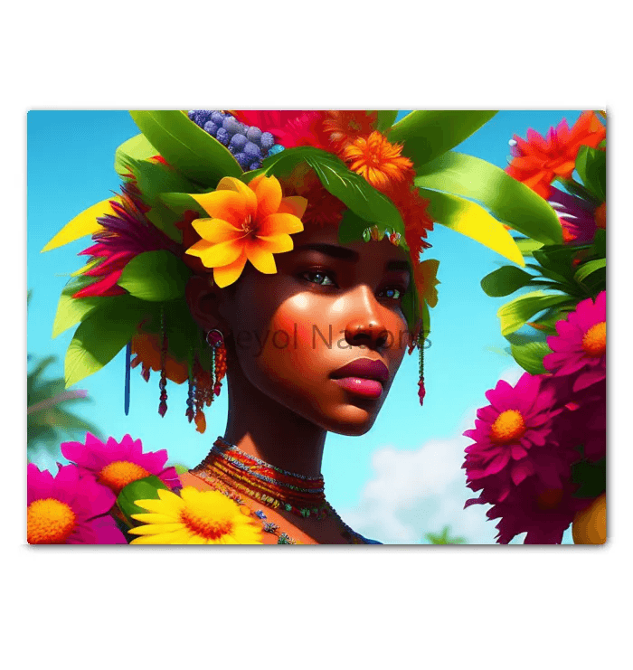 Jolie - Premium Canvas Prints from Kreyol Nations - Just $34.40! Shop now at Kreyol Nations