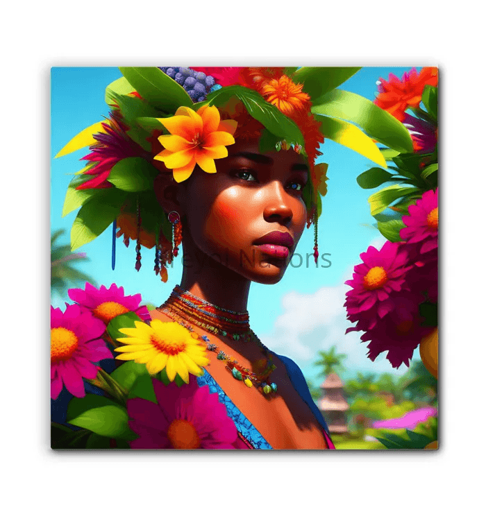 Jolie - Premium Canvas Prints from Kreyol Nations - Just $34.40! Shop now at Kreyol Nations