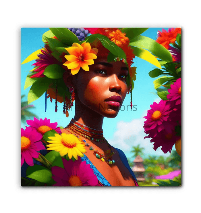 Jolie - Premium Canvas Prints from Kreyol Nations - Just $34.40! Shop now at Kreyol Nations